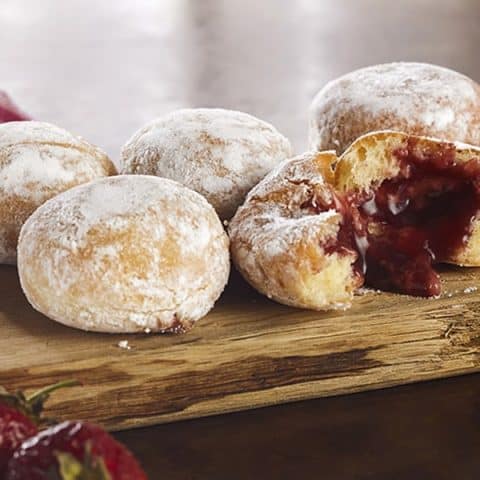 Mixed Berry Filled Beignets